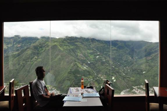 Café del Cielo, em Baños, no Equador